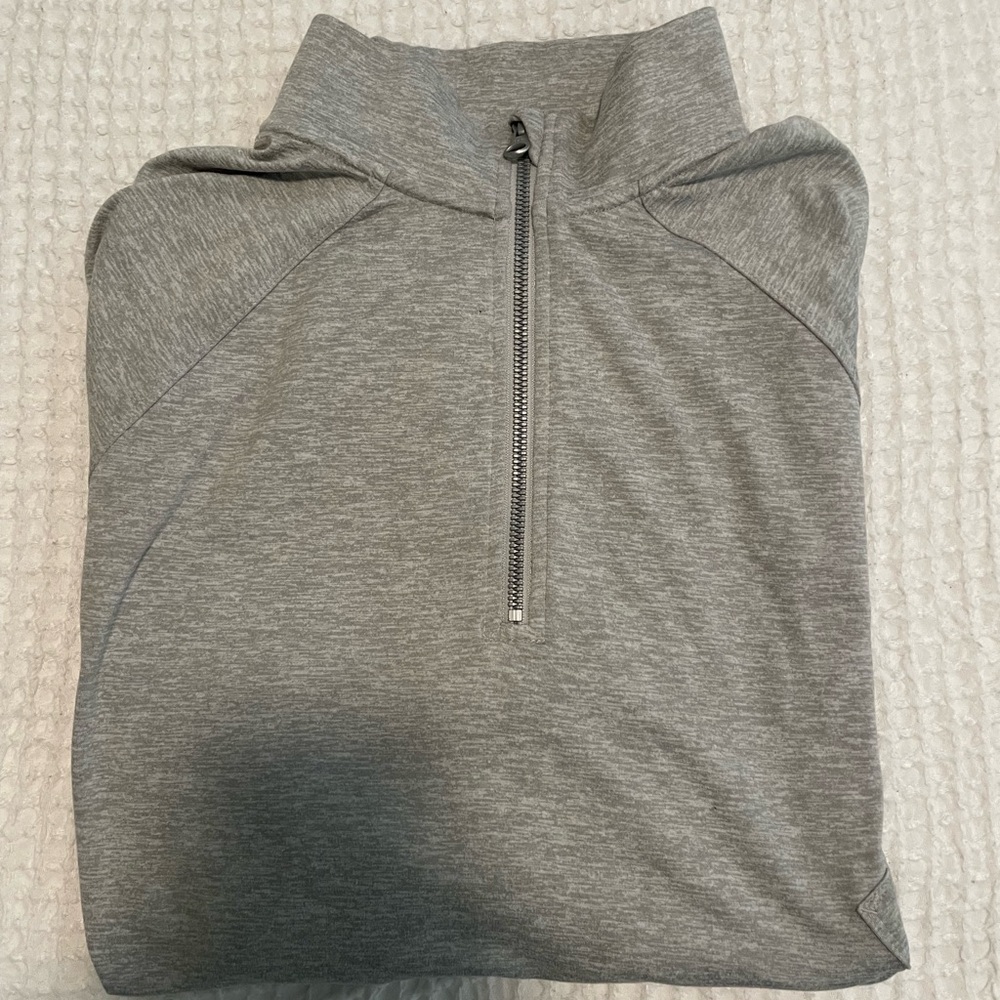 Kit and Ace Grey Quarter Zip